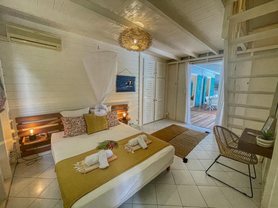 30.Location villa piscine Saint François Guadeloupe_Chambre 2